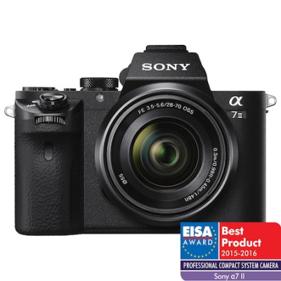 Aparat foto Mirrorless Sony Alpha A7II, 24.3 MP + Obiectiv SEL2870 28-70mm